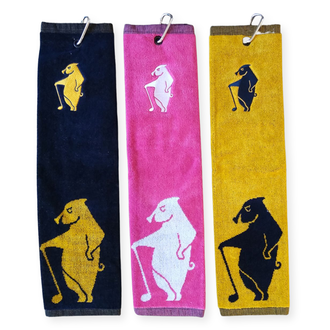 Trifold Cotton Towel Hogs Head Golf Club Pro Shop